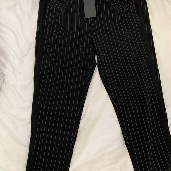 2Y Premium Black pants with stripes Sz 32 - Picture 4 of 5